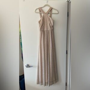 Lulus Gold Fleck Dress Women’s Small